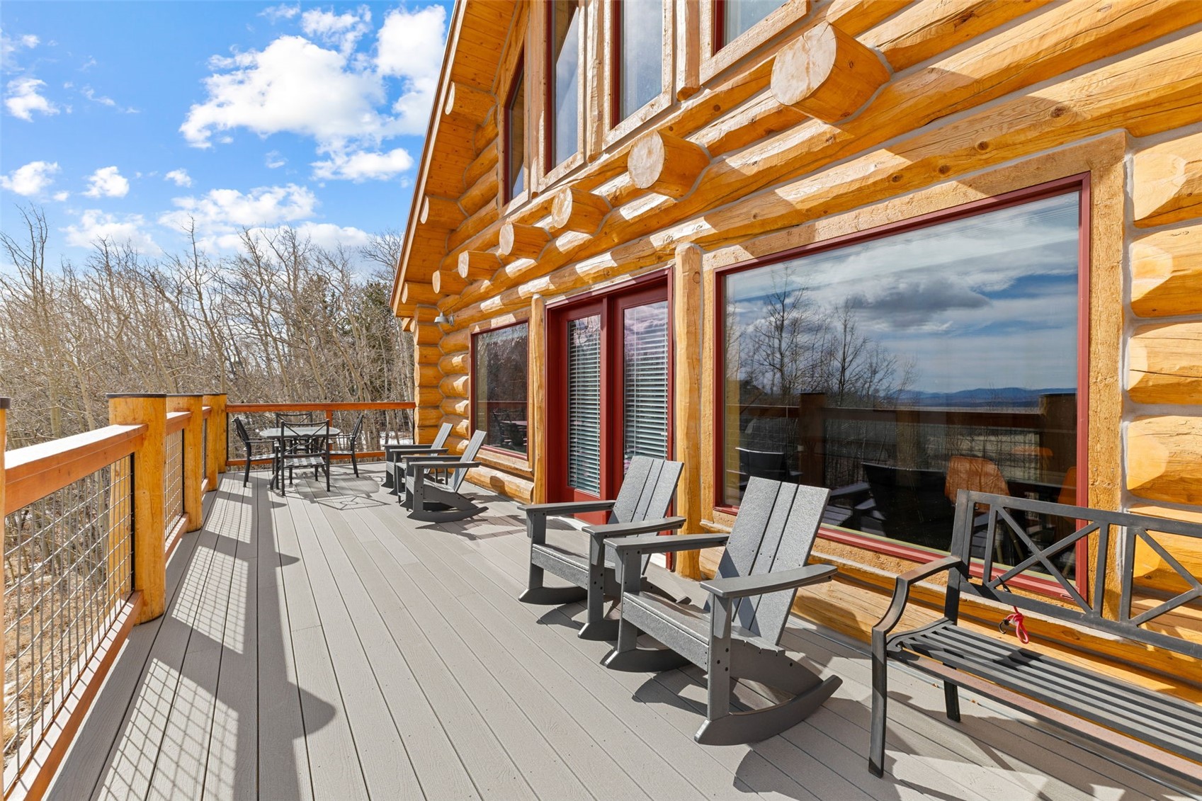 2542 High Creek Road Fairplay, CO 80440 - Photo 36 of 50 a view of sitting area with furniture and wooden floor