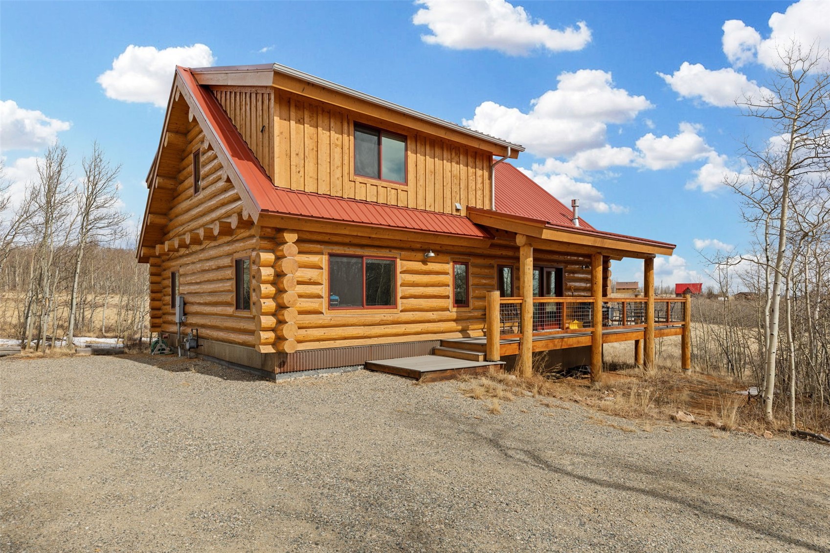 2542 High Creek Road Fairplay, CO 80440 - Photo 41 of 50 a view of a house with a yard