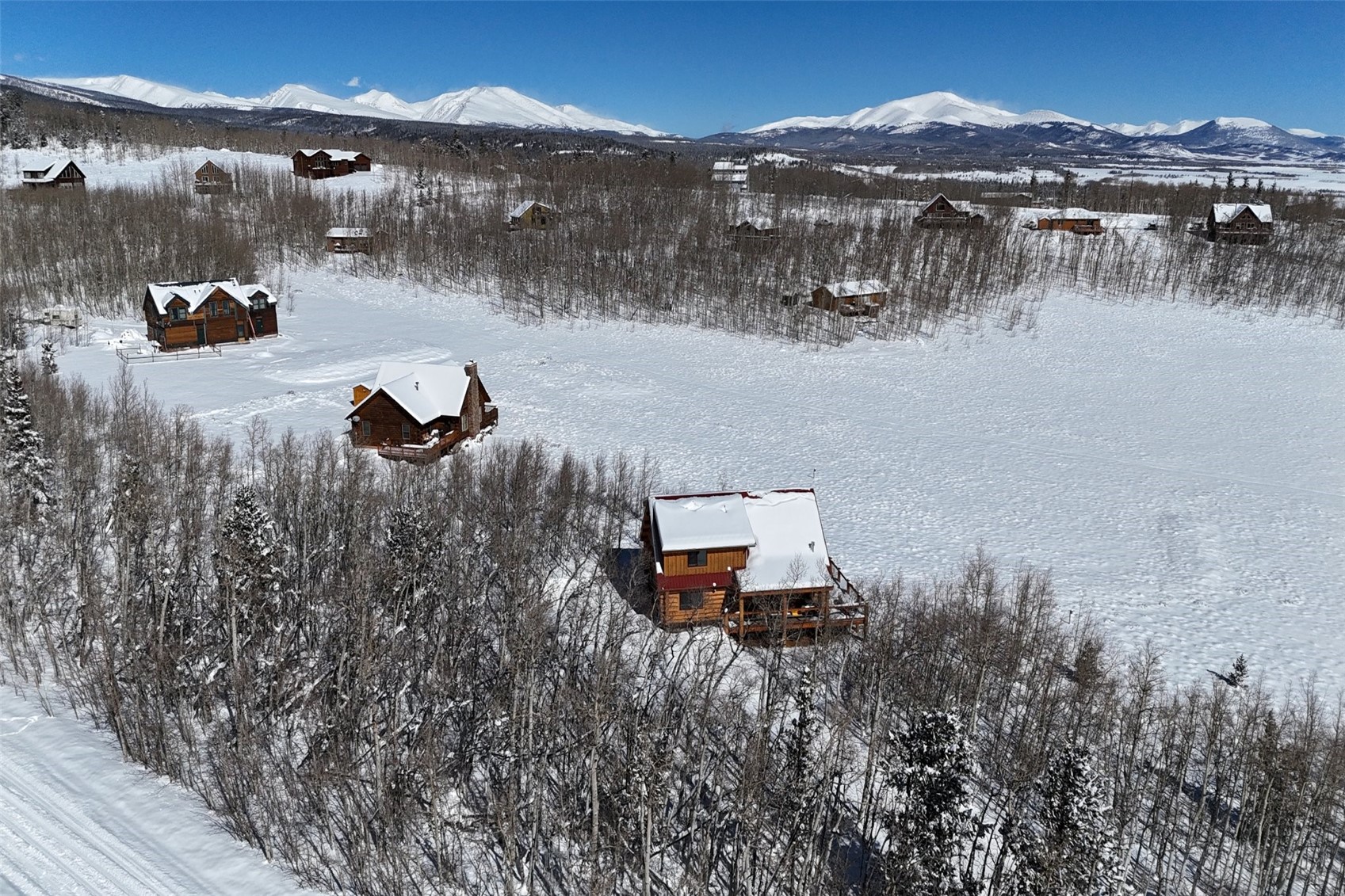 2542 High Creek Road Fairplay, CO 80440 - Photo 48 of 50 a view of a lake with a mountain in the back