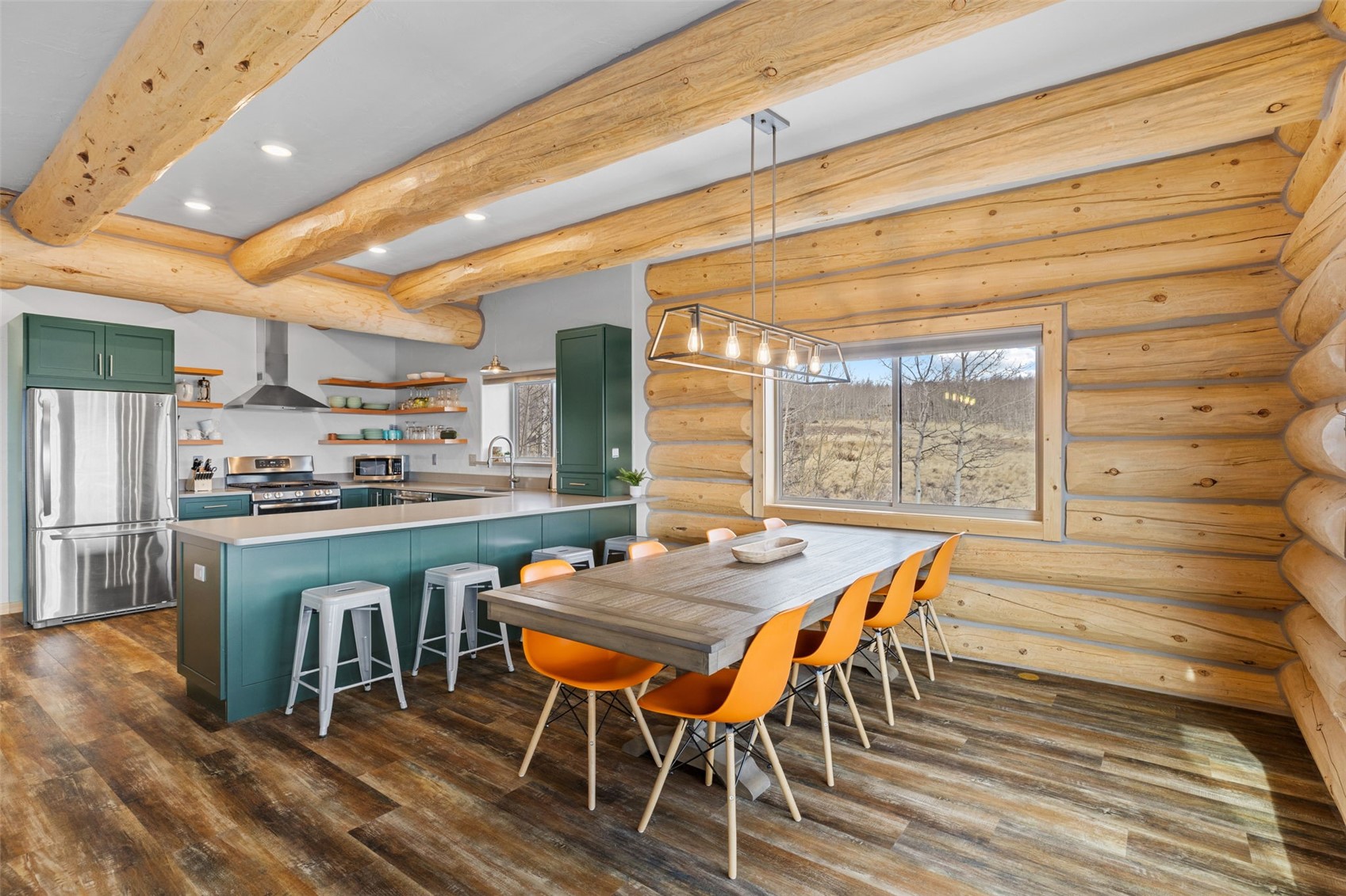 2542 High Creek Road Fairplay, CO 80440 - Photo 6 of 50 a dining room with furniture and window