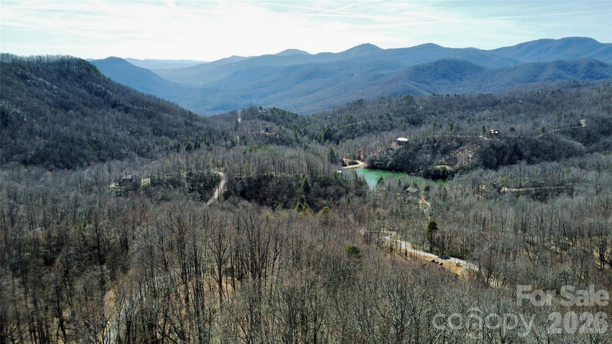 965 Wolf Pen Road Old Fort, NC 28762 - Photo 14 of 26 a view of a lush green hillside and a houses