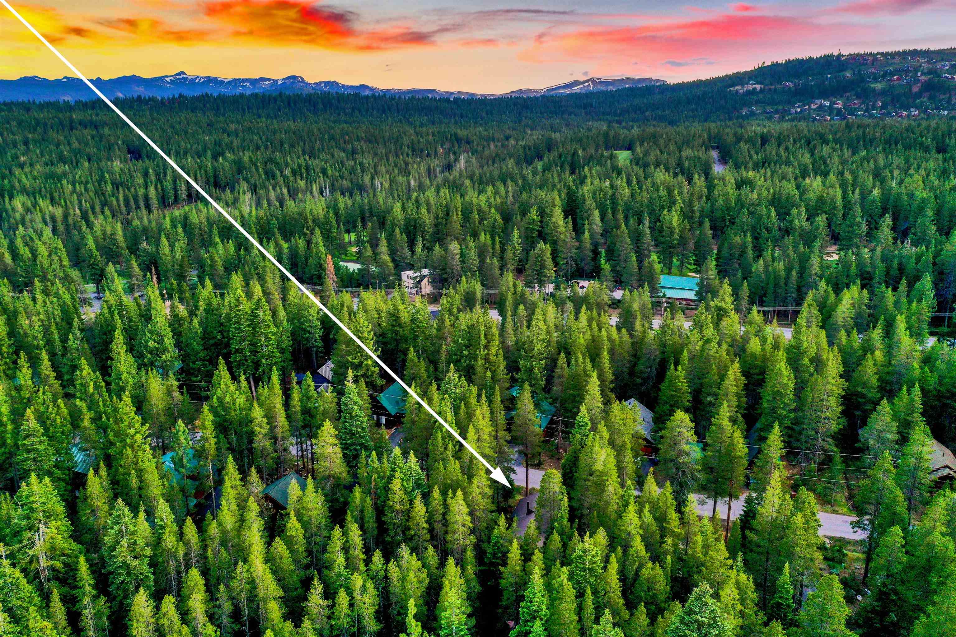 12095 Oslo Drive Truckee, CA 96161 - Photo 28 of 28 a view of a lush green forest with a mountain in the background
