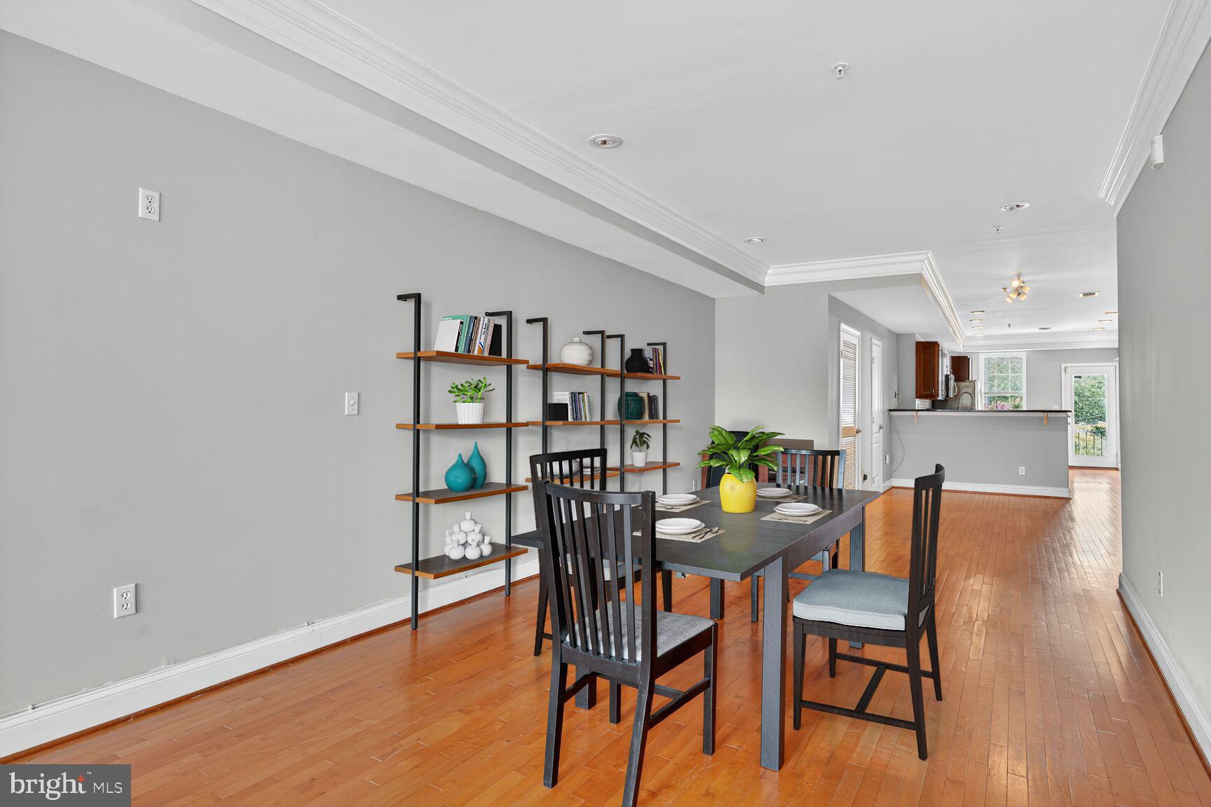 1730 1st Street Northwest, Unit 2 Washington, DC 20001 - Photo 5 of 27 a dining room with furniture and wooden floor