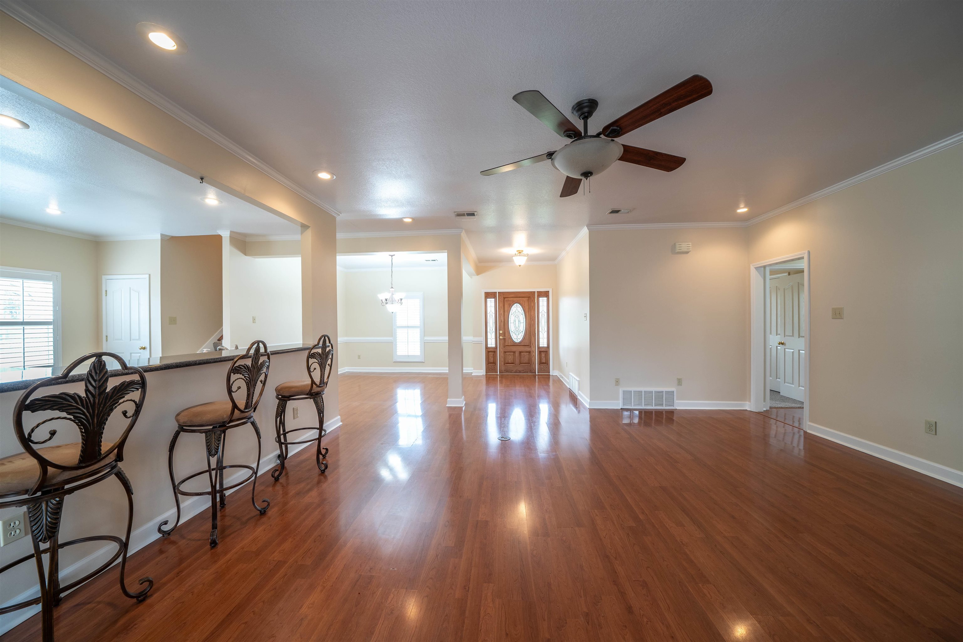 3740 Charles Bartlett Road Millington, TN 38053 - Photo 17 of 36 a view of a livingroom with furniture and hardwood floor