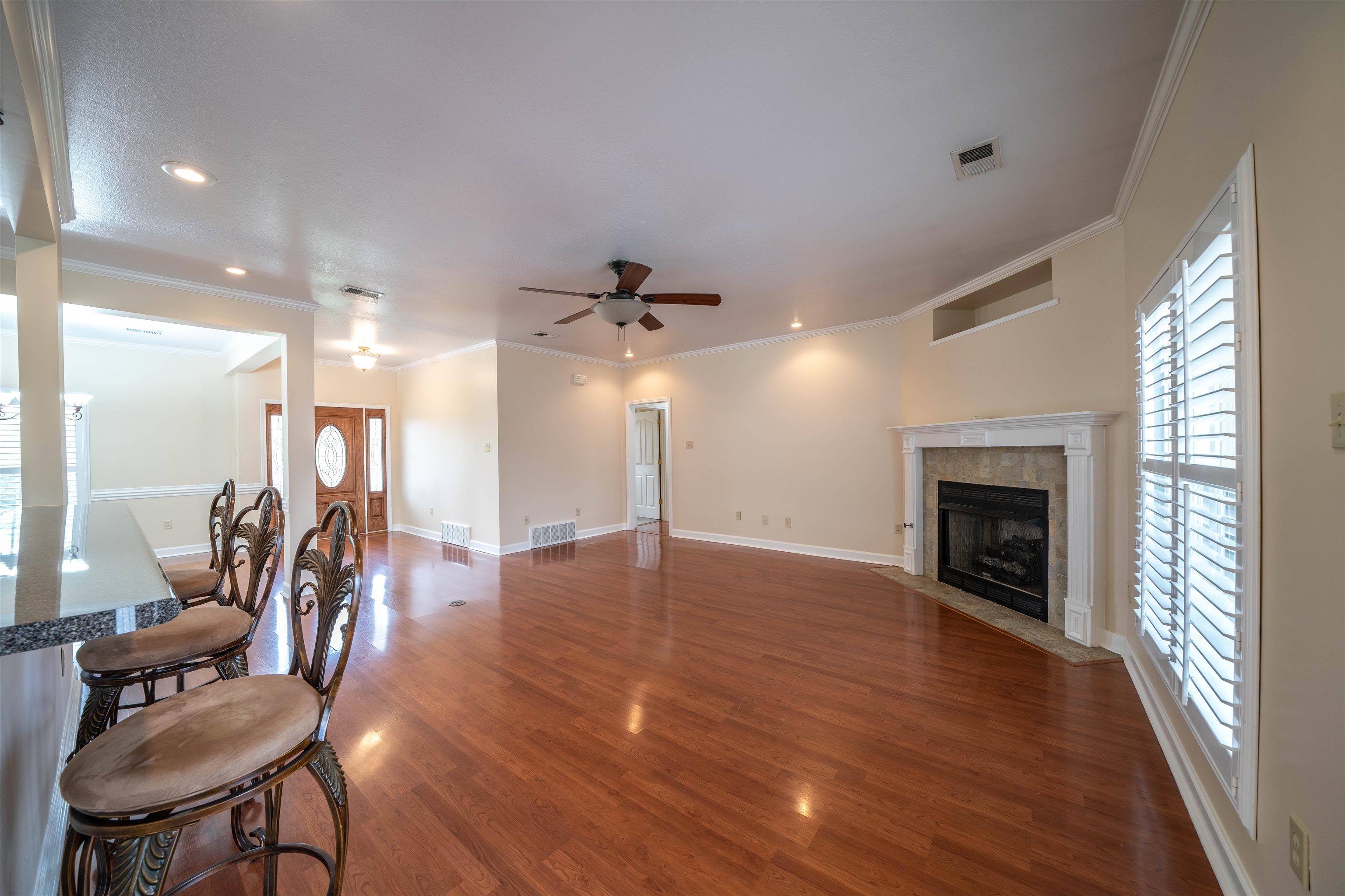 3740 Charles Bartlett Road Millington, TN 38053 - Photo 19 of 36 a view of a livingroom with furniture and a fireplace