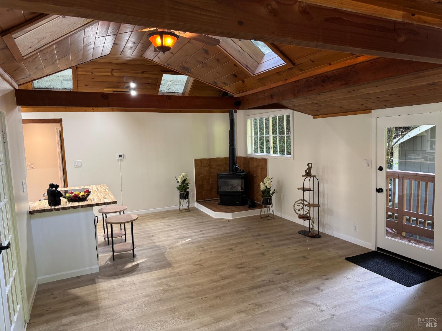 14652 Canyon 1 Road Guerneville, CA 95446 - Photo 5 of 14 a view of a livingroom with furniture and a ceiling fan