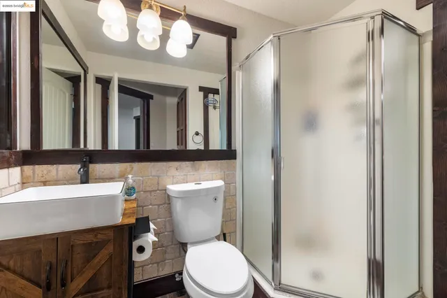 a view of lake and mountain