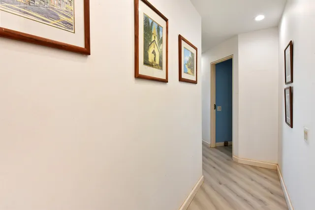 a view of a hallway with interior of the house