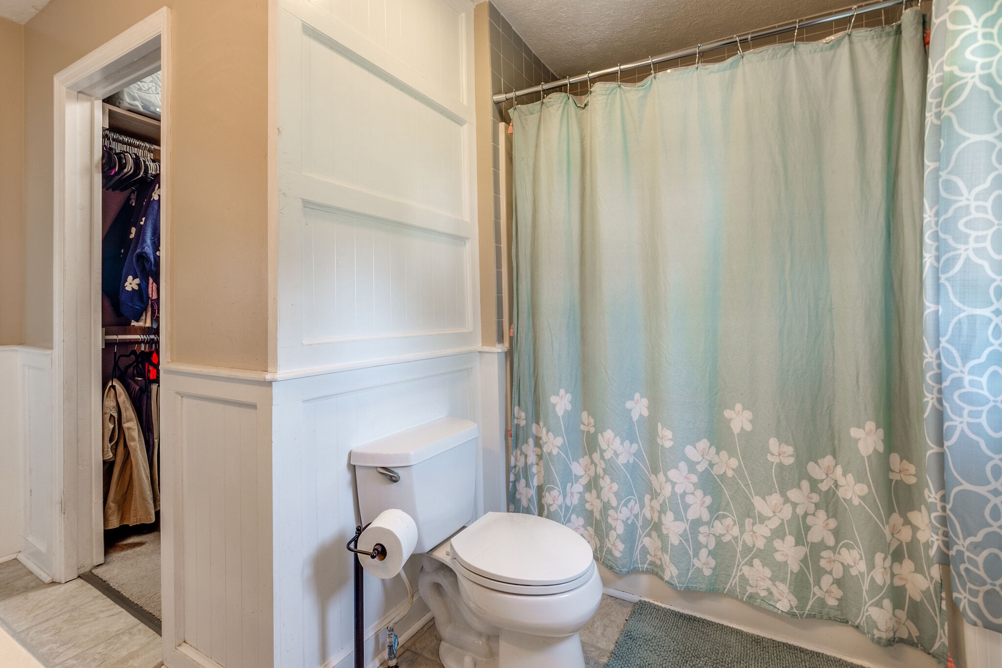 2491 Double Log Cabin Road Lebanon, TN 37087 - Photo 20 of 31 a bathroom with a shower curtain and a toilet