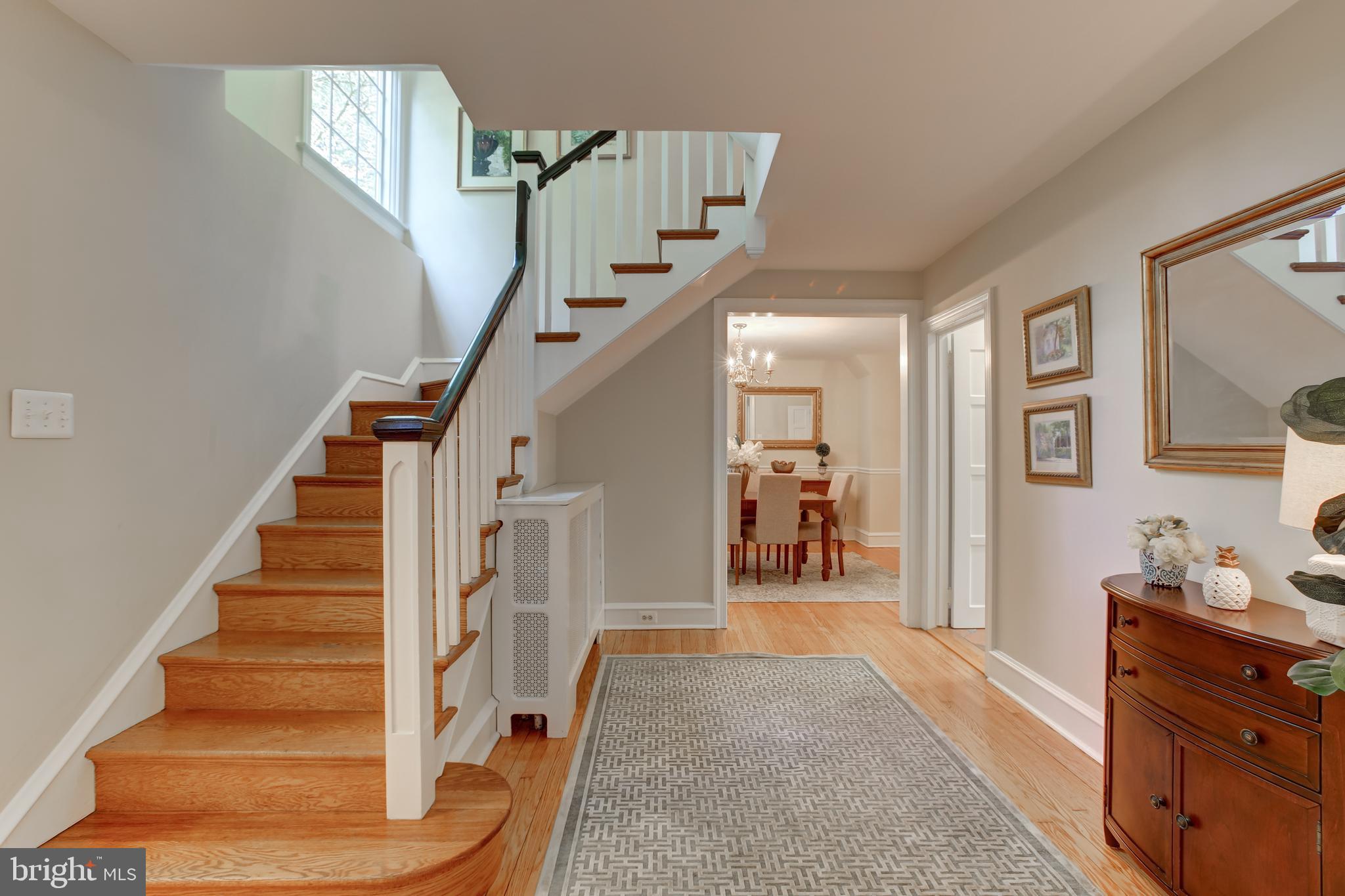 3 Church Road Wallingford, PA 19086 - Photo 12 of 41 Foyer with turned staircase