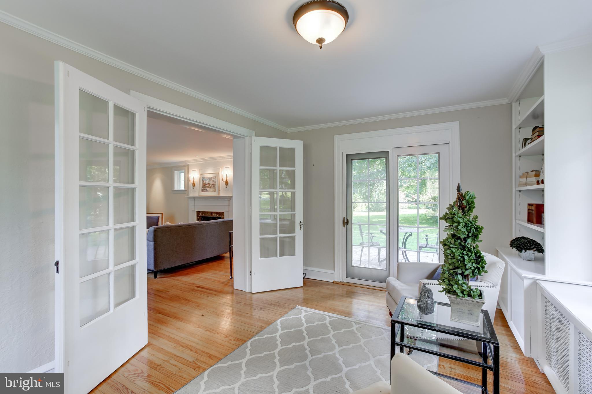 3 Church Road Wallingford, PA 19086 - Photo 10 of 41 Den/Office with door to outside