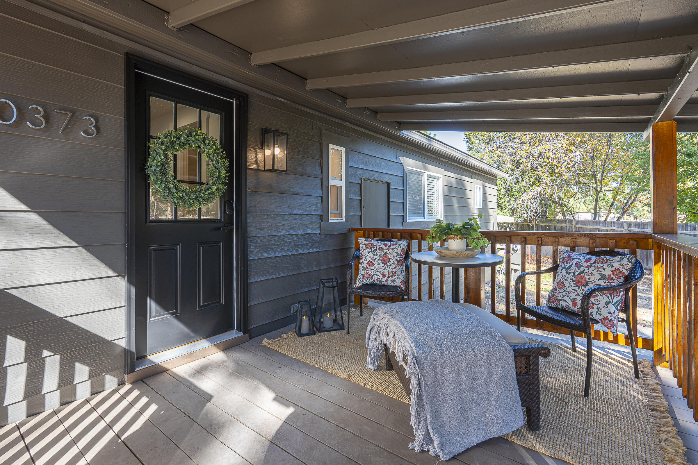 60373 Cinder Butte Road Bend, OR 97702 - Photo 1 of 48 Comfortable, covered porch