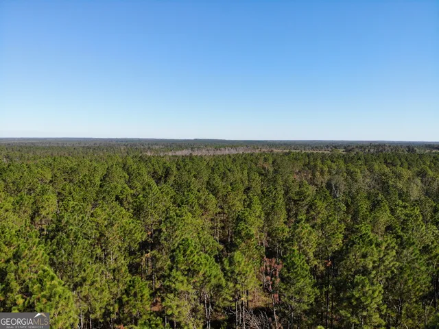 a view of a street with a yard