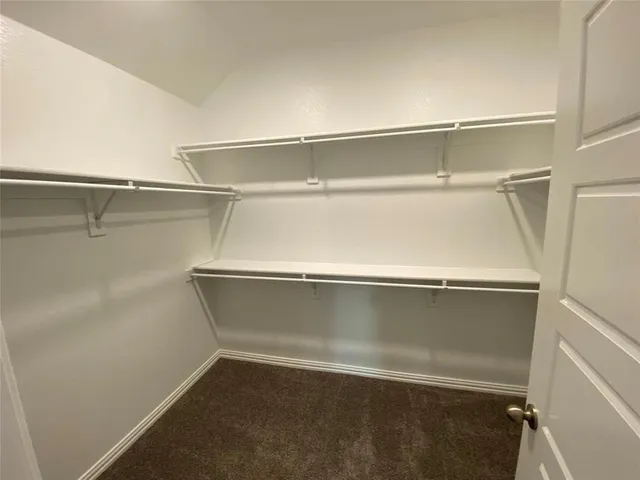 a close view of closet