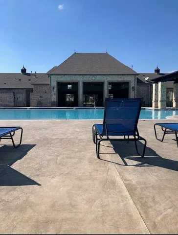 a house view with a seating space