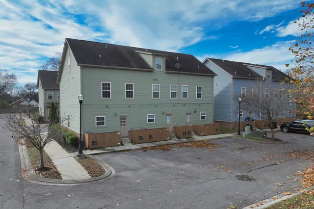 a backyard of a house