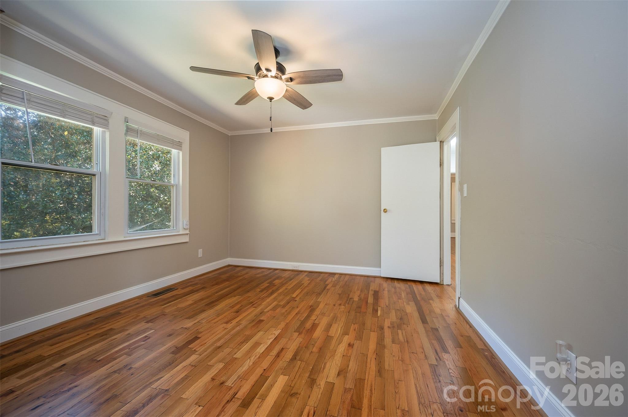 351 Waters Road Bostic, NC 28018 - Photo 13 of 35 wooden floor in an empty room with a window