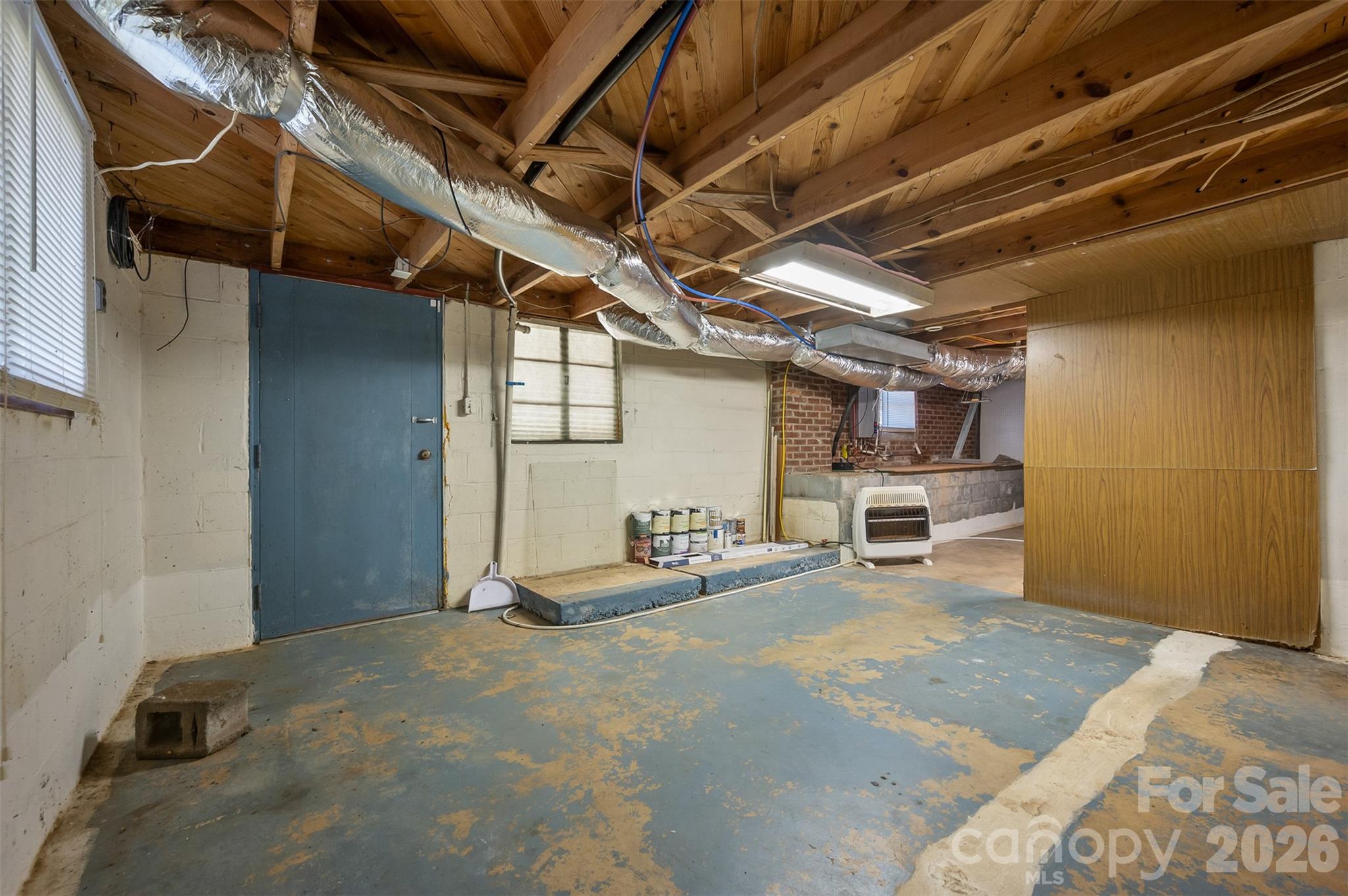351 Waters Road Bostic, NC 28018 - Photo 24 of 35 a view of a room with air conditioner duct and materials on floor
