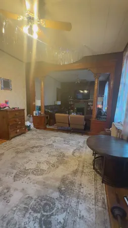 a view of wooden floor