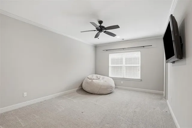 a room with a flat screen tv