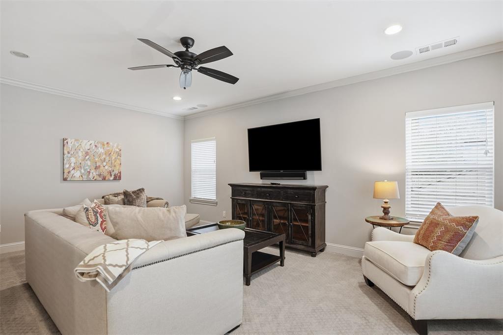 6714 Williamson Road Dallas, TX 75214 - Photo 30 of 40 a living room with furniture and a flat screen tv