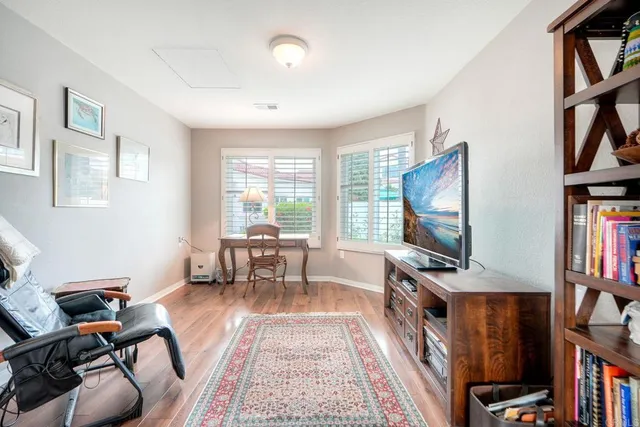 a view of a house with a patio
