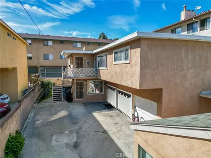 a balcony with stainless steel appliances granite countertop lots of counter top space
