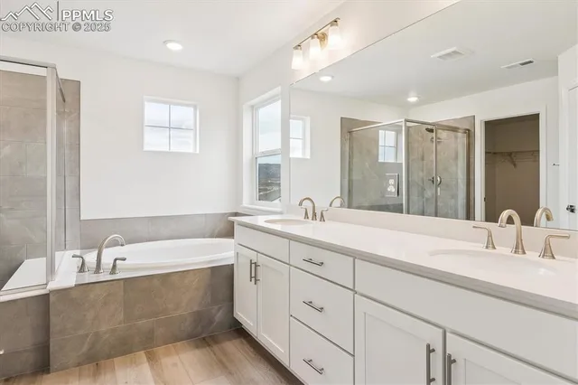 a white house with a outdoor space