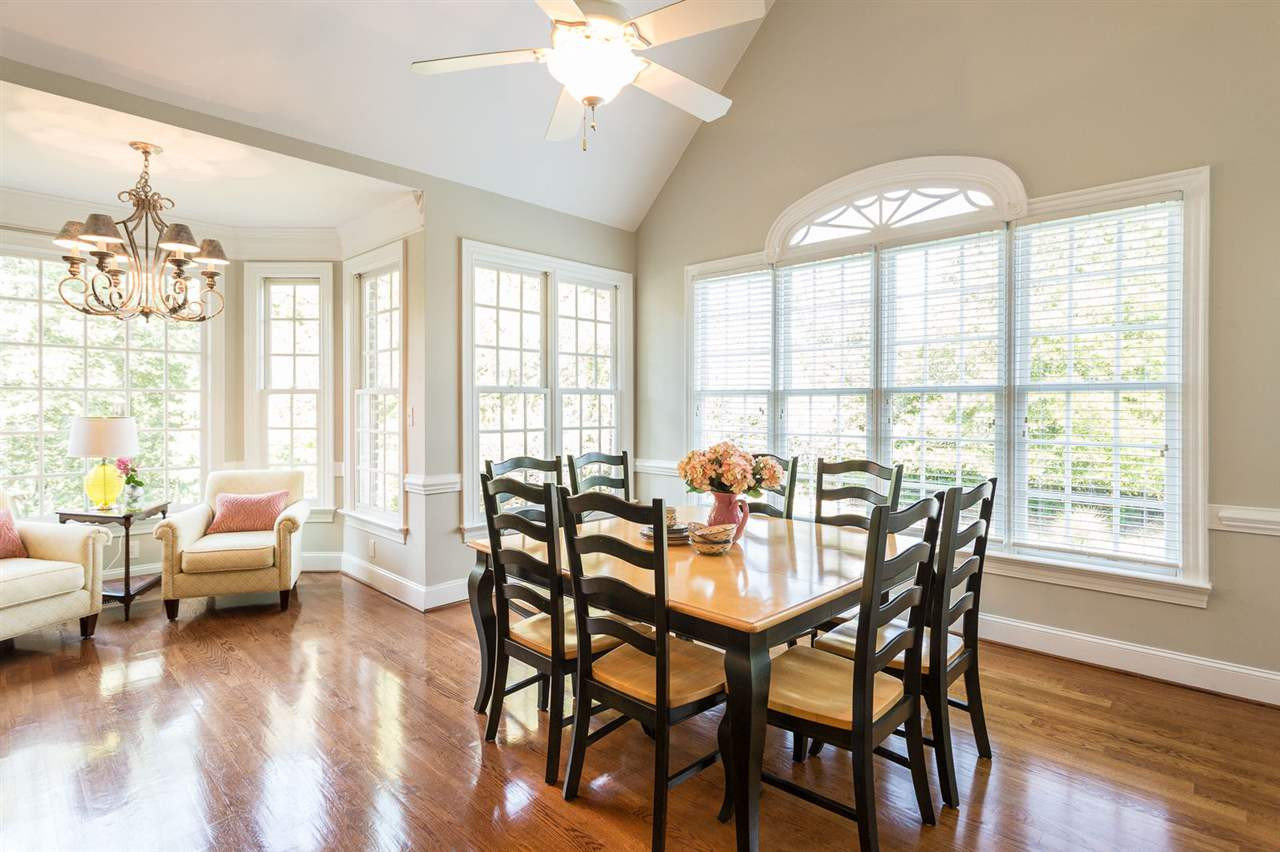 12404 Bayleaf Church Road Raleigh, NC 27614 - Photo 12 of 25 Easily seats 8! Plus, a great sitting area for morning coffee. Sunrises from this spot are lovely. Breakfast Room