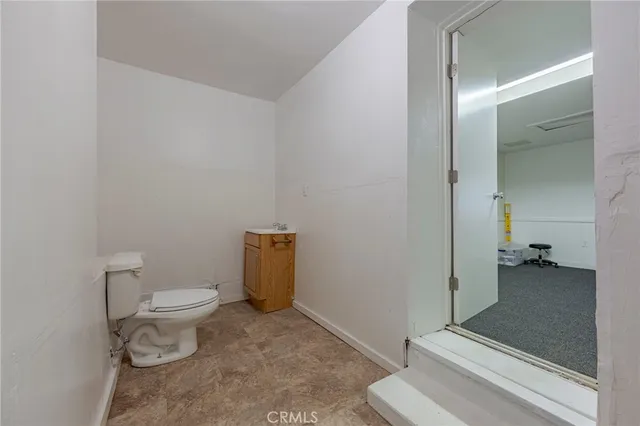 an empty room with toys