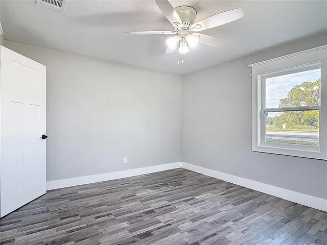 wooden floor in an empty room