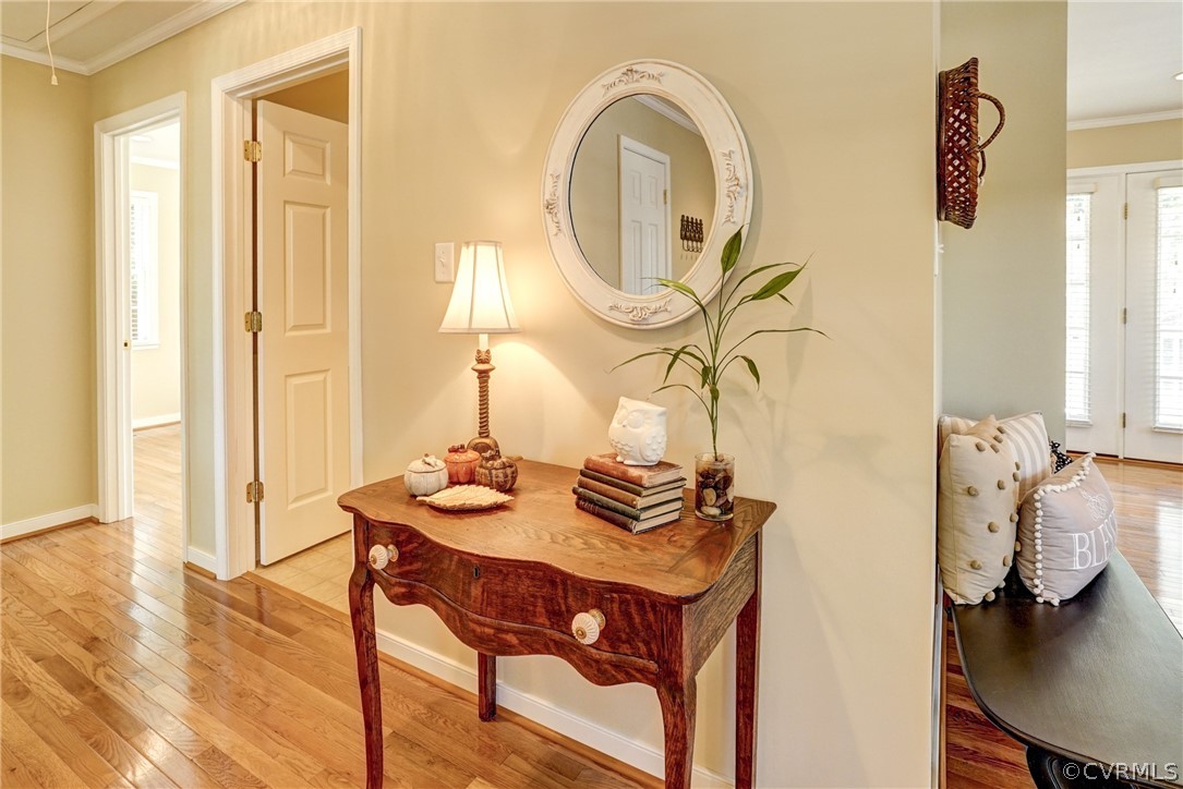 16381 Genito Road Moseley, VA 23120 - Photo 14 of 39 a dining room with furniture and wooden floor