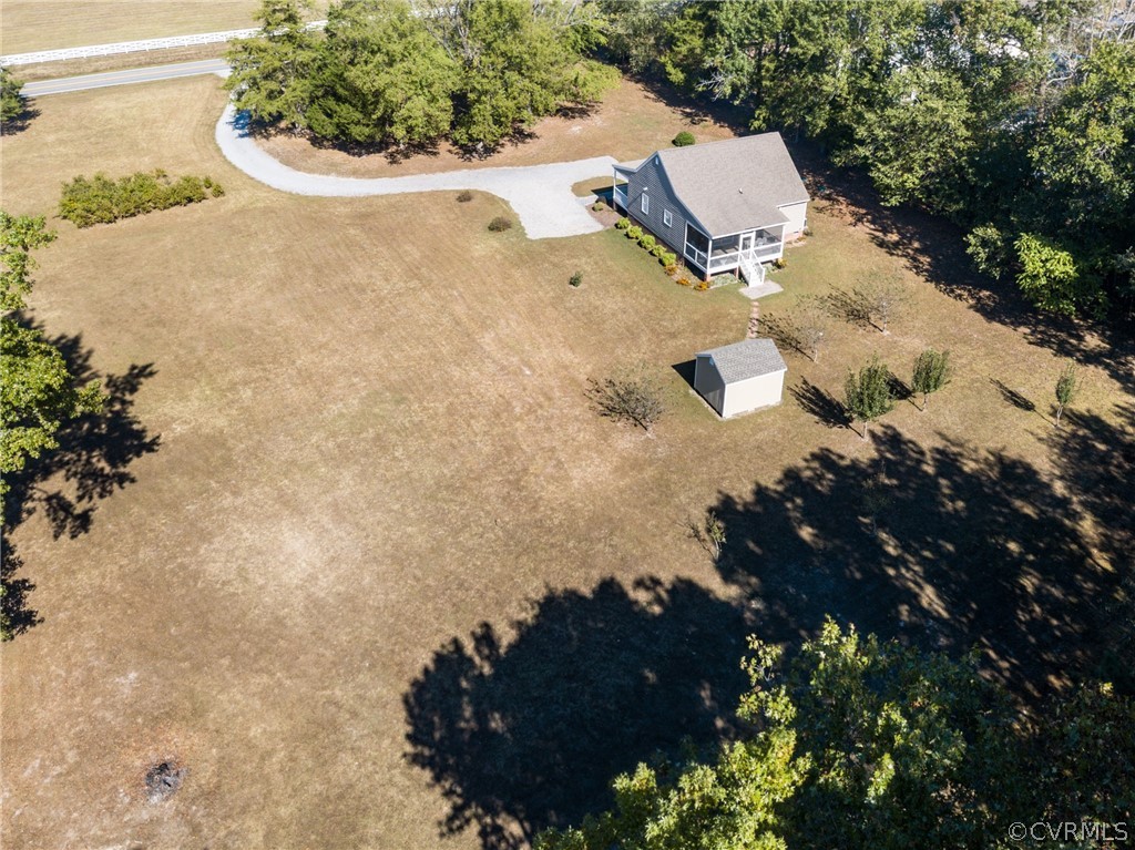 16381 Genito Road Moseley, VA 23120 - Photo 39 of 39 an aerial view of residential house with outdoor space