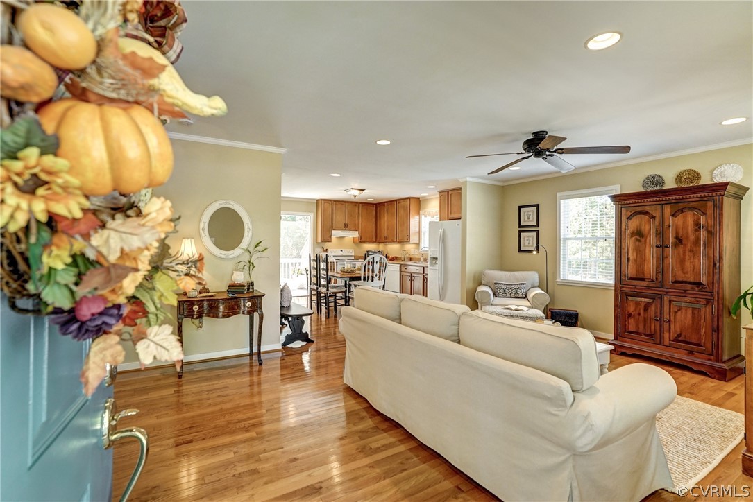 16381 Genito Road Moseley, VA 23120 - Photo 5 of 39 a living room with furniture and wooden floor