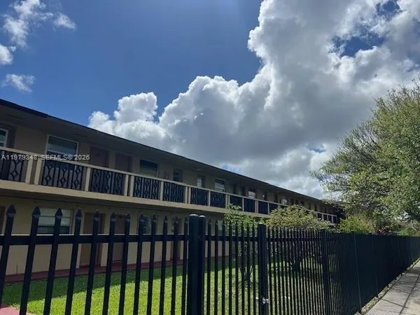 a view of a balcony