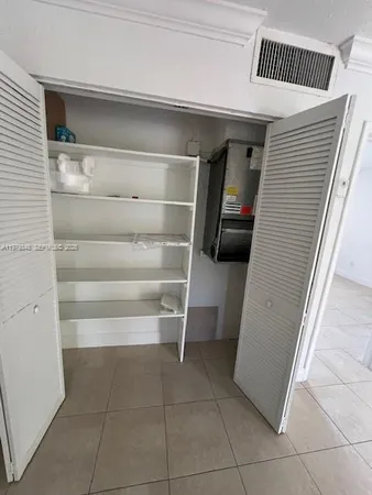a view of a storage & utility room