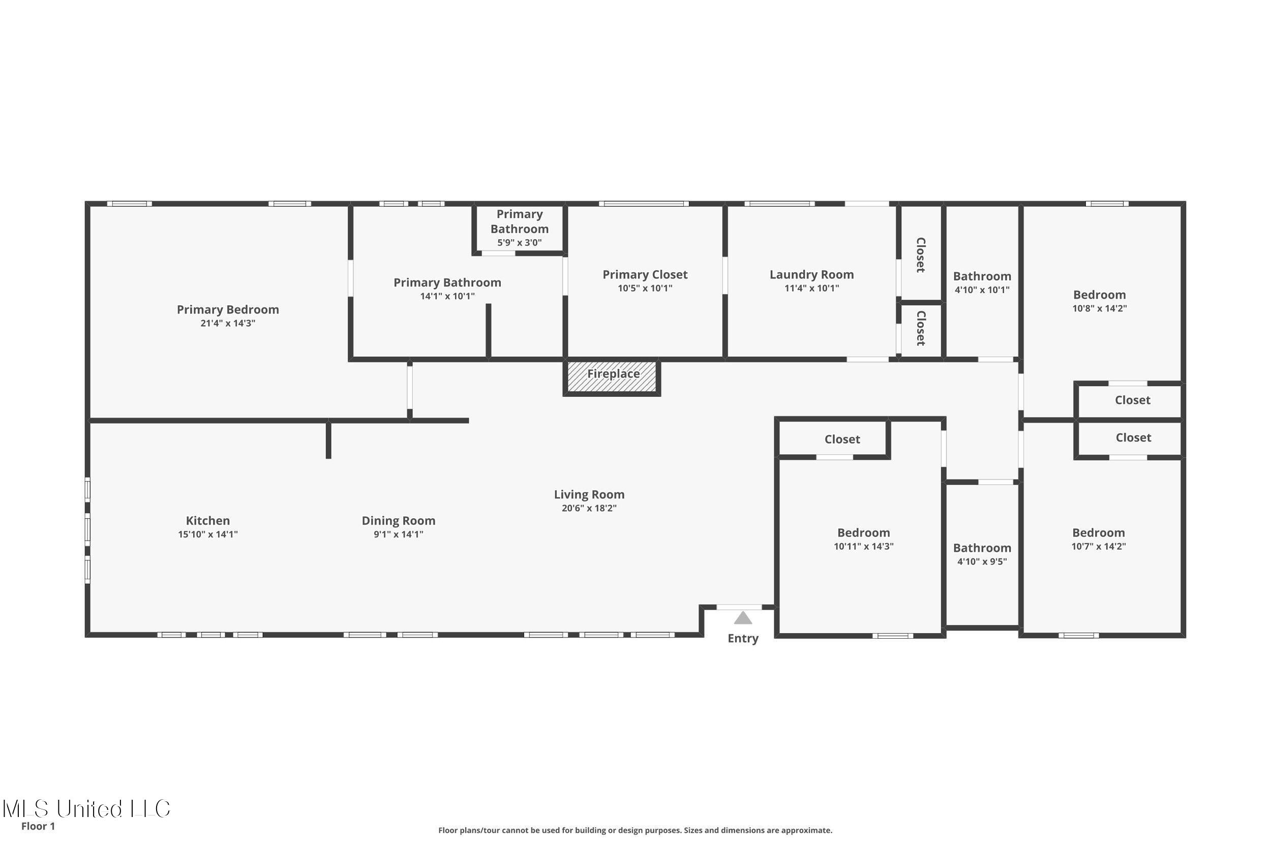 14 Elmer Smith Road Lumberton, MS 39455 - Photo 49 of 71 49_floor-1 11