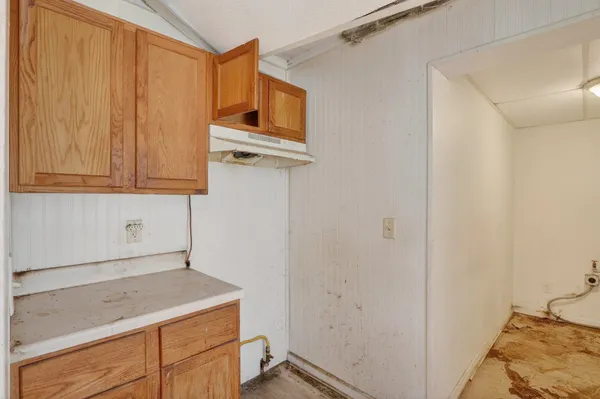 a room with storage and utility