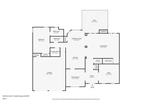 $595,000 | 1555 Vine Leaf Drive, Powder Springs, GA 30127