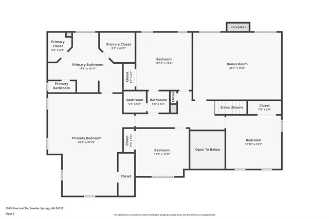$595,000 | 1555 Vine Leaf Drive, Powder Springs, GA 30127