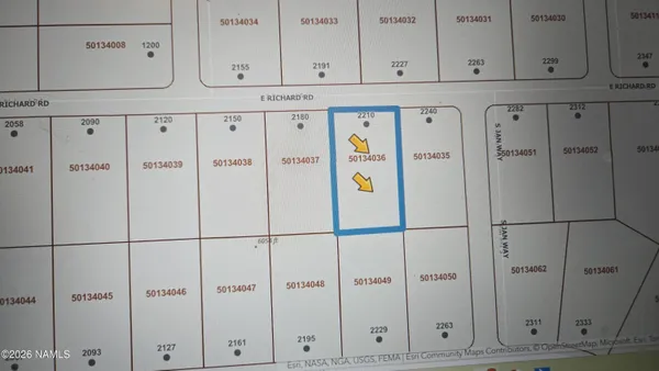 $9,200 | 2210 East Richard Road, Williams, AZ 86046
