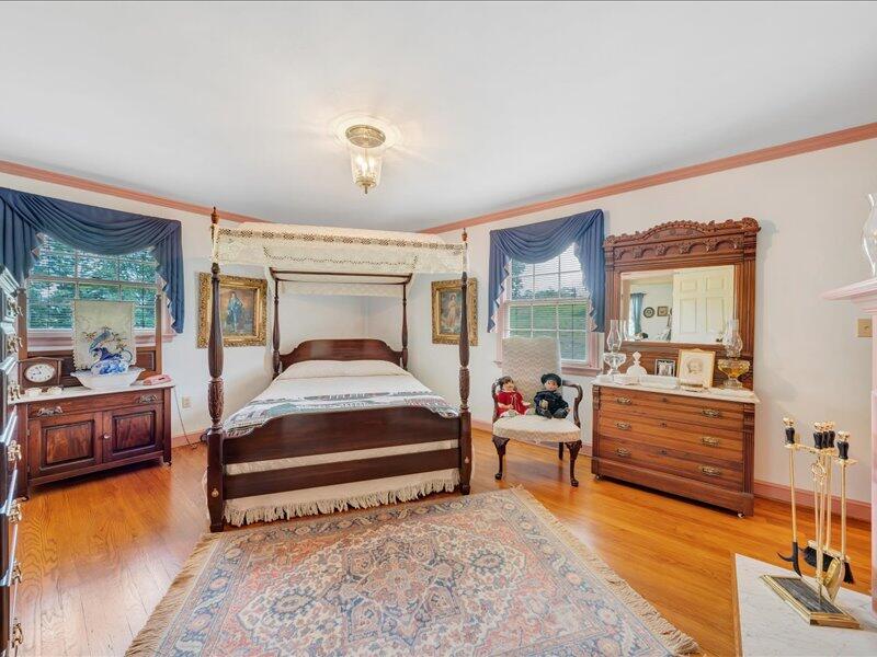 1091 Cool Rock Road Vinton, VA 24179 - Photo 24 of 44 a bedroom with furniture and a large window