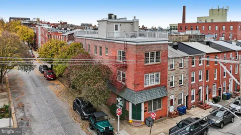 a car parked in front of a house