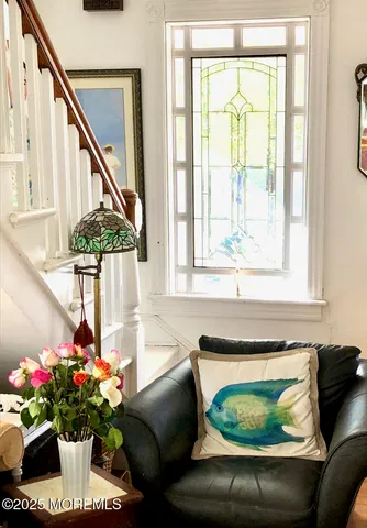 a view of kitchen with wooden floor