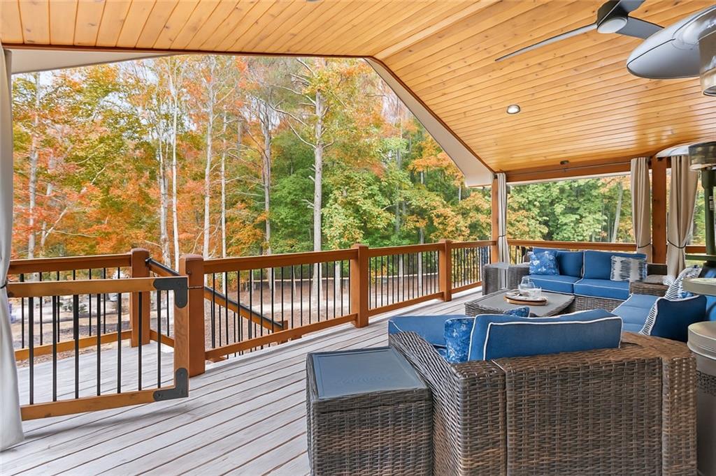 86 Back Trail Cleveland, GA 30528 - Photo 36 of 53 a living room with large windows
