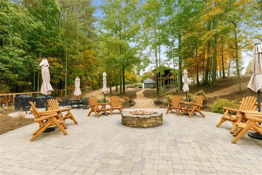 86 Back Trail Cleveland, GA 30528 - Photo 39 of 53 a view of a backyard with swimming pool