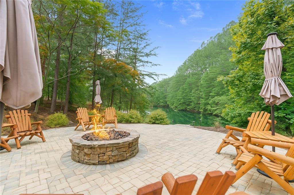 86 Back Trail Cleveland, GA 30528 - Photo 40 of 53 a view of a backyard with plants