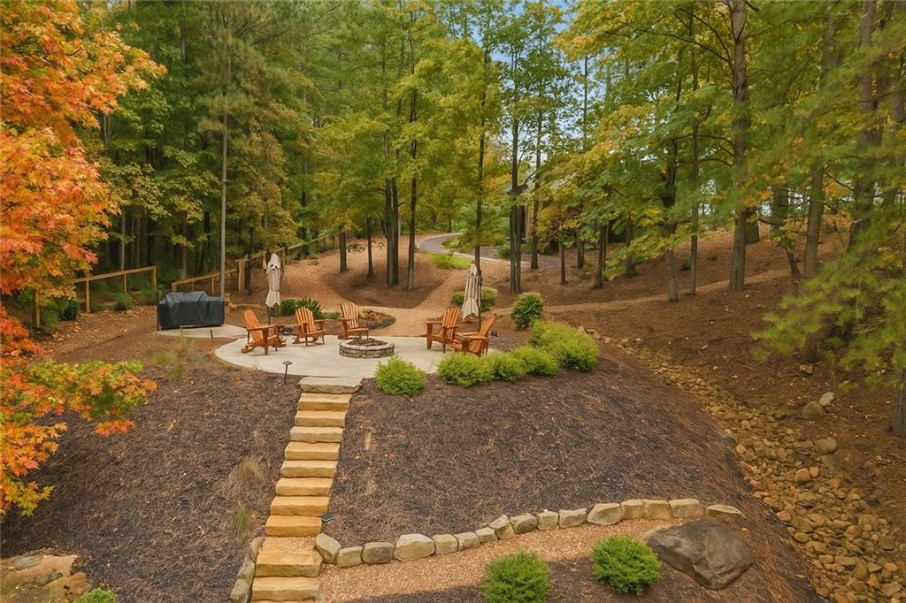 86 Back Trail Cleveland, GA 30528 - Photo 42 of 53 a view of a park with large trees