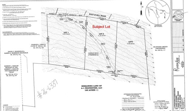 Lot 2 East B Hill Road Newry, ME 04261 - Photo 1 of 16 Upton Lot 2 Survey