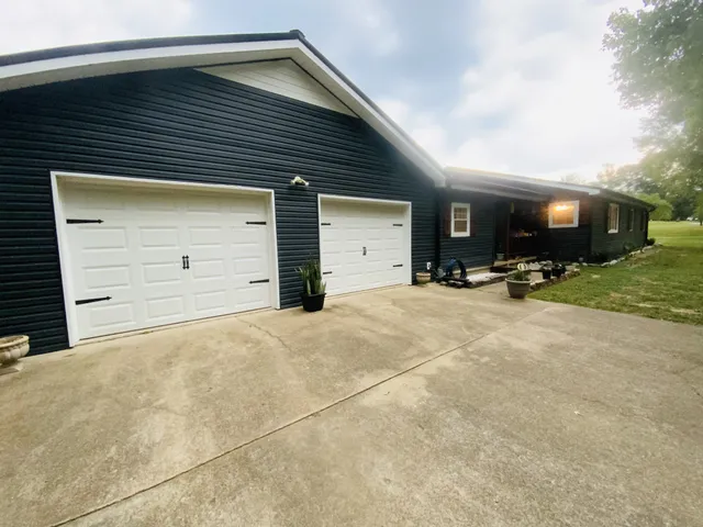 a view of a house with a patio